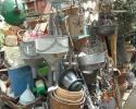funnels,lamps,buckets,vintage treasures