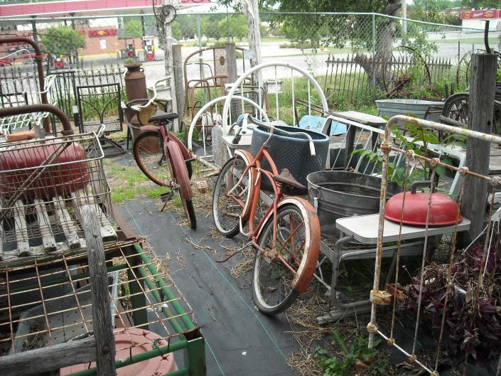 mid-century bicycles,iron bed frames 