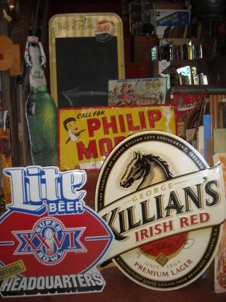 Need some decor for your man cave or den? We have a variety of antique signs, beer signs, and more that would make a great addition or even as a gift for the collector!