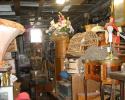 curio endtable, lamps,chairs fern stands