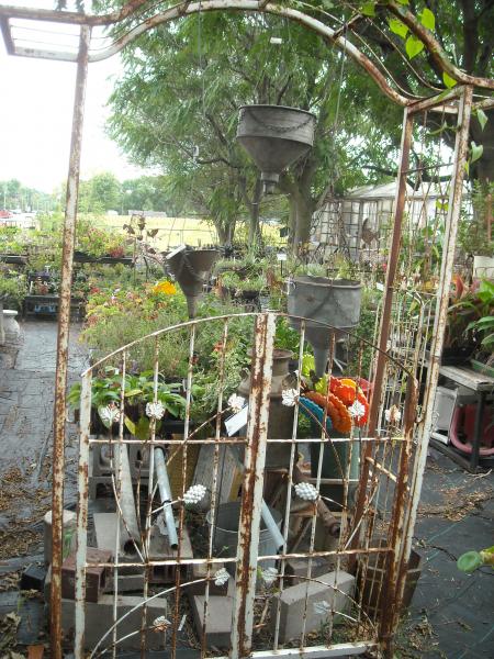 iron vintage garden gate